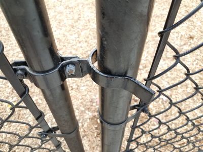 Chain Link Fence Gate Repair!